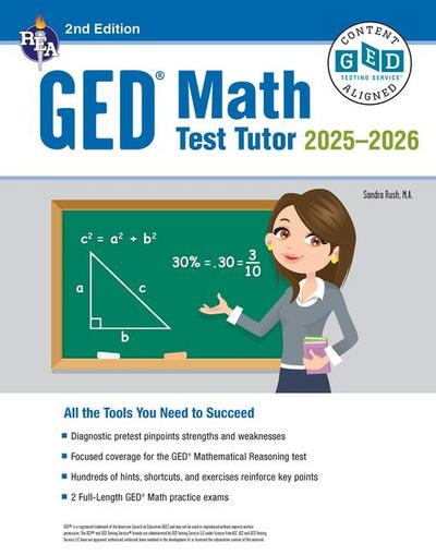 GED Math Test Tutor, for the 2025-2026 GED Test
