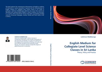 English Medium for Collegiate Level Science Classes in Sri Lanka