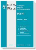 Die 76 wichtigsten Fälle BGB AT von Karl-Edmund Hemmer | Taschenbuch