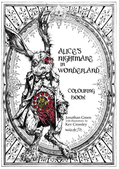 Alice’s Nightmare in Wonderland Colouring Book