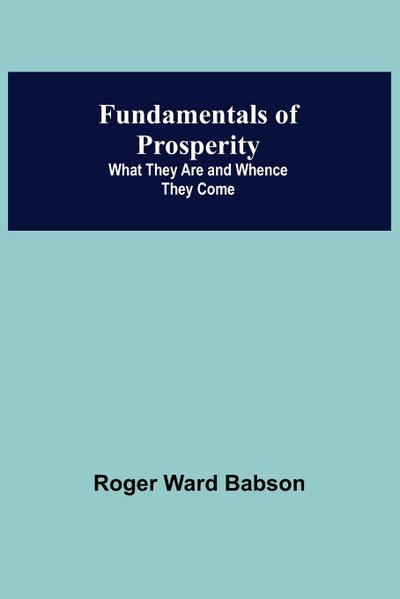 Fundamentals of Prosperity