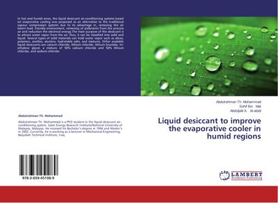 Liquid desiccant to improve the evaporative cooler in humid regions