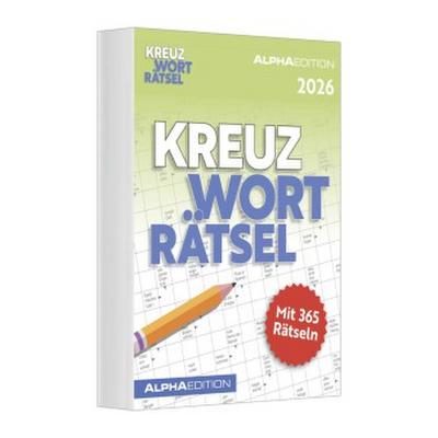 Das tägliche Kreuzworträtsel 2026 Tagesabreißkalender - 11,8x15,9 - Rätselkalender - Knobelkalender - Tischkalender
