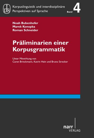 Präliminarien einer Korpusgrammatik