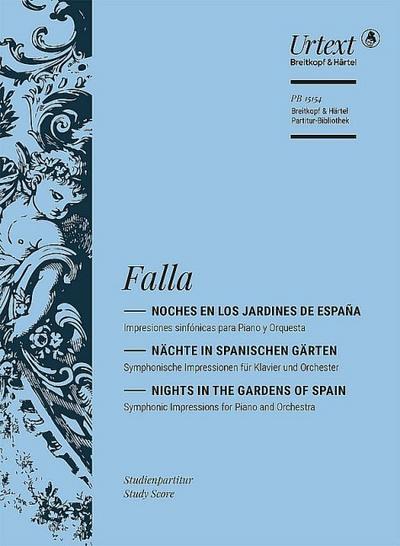 Noches en los jardines de Espanapara piano y orquesta