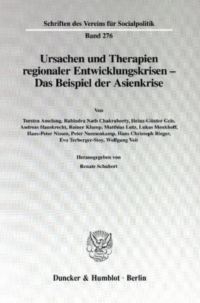 Ursachen und Therapien regionaler Entwicklungskrisen