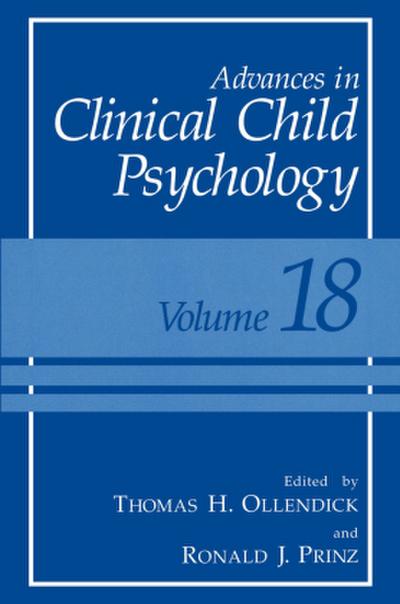 Advances in Clinical Child Psychology
