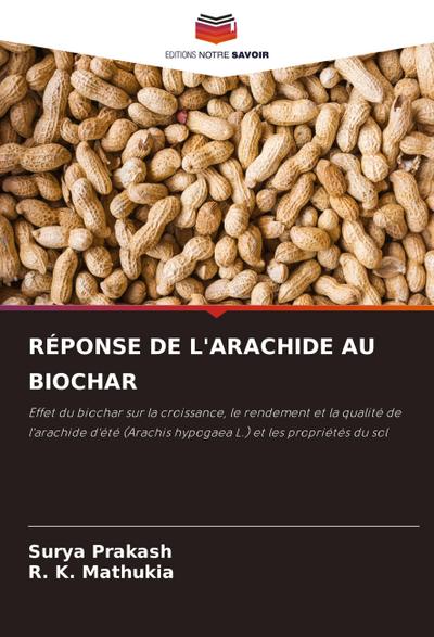 RÉPONSE DE L’ARACHIDE AU BIOCHAR