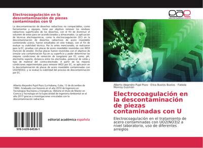Electrocoagulación en la descontaminación de piezas contaminadas con U