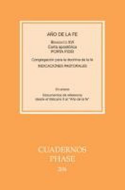 Año de la Fe : carta apostólica Porta Fidei