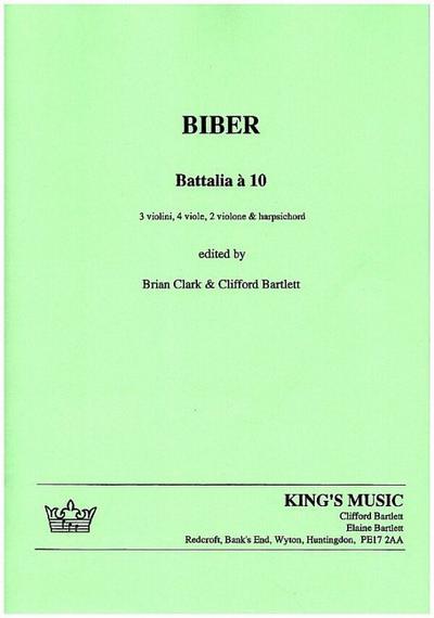 Battaglia à 10for 3 violins, 4 viole, 2 violone and harpsichord