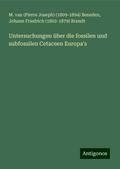 Untersuchungen über die fossilen und subfossilen C