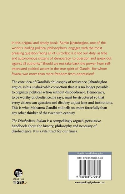 The Disobedient Indian