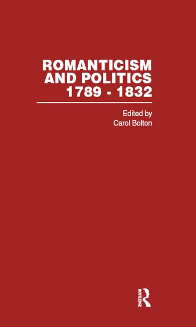 Romanticism & Politics 1789-1832