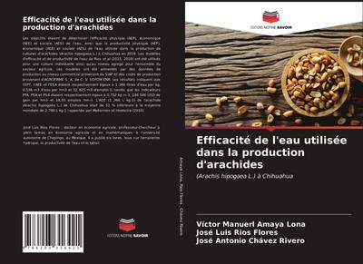 Efficacité de l’eau utilisée dans la production d’arachides