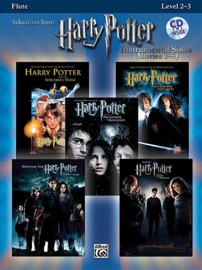 Harry Potter Movies 1-5, w. Audio-CD, for Flute