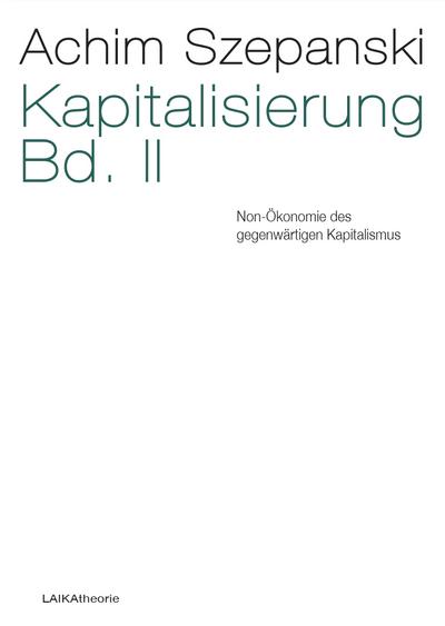Kapitalisierung. Bd.2