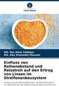 Einfluss von Reihenabstand und Reisstroh auf den E