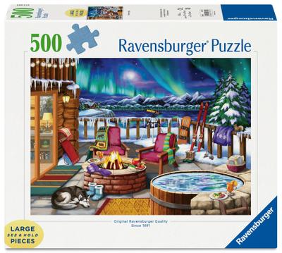 Erwachsenenpuzzle 500 Large Pieces - Nordlichter