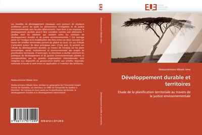 Développement durable et territoires