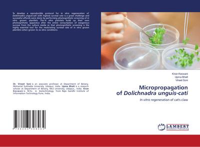 Micropropagation of Dolichnadra unguis-cati