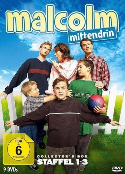 Malcolm Mittendrin. Staffel.1-3, 9 DVDs (Collector’s Box)