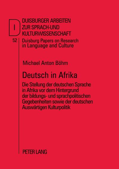 Deutsch in Afrika