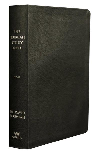 The Jeremiah Study Bible, Niv: (Black W/ Burnished Edges) Leatherluxe(r) with Thumb Index