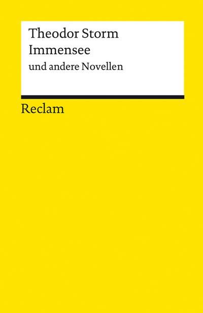 Immensee und andere Novellen 