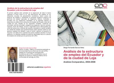Análisis de la estructura de empleo del Ecuador y de la ciudad de Loja
