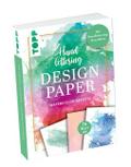 Handlettering Design Paper Block Watercolor-Effekt