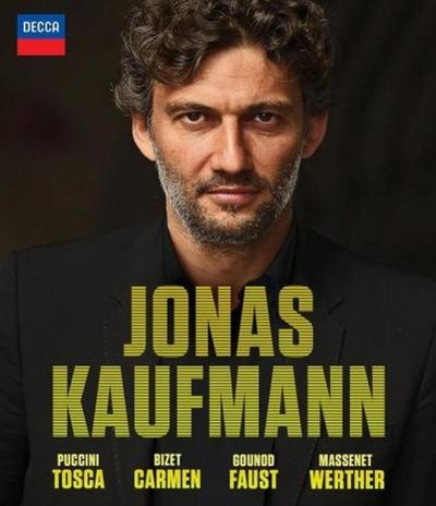 Jonas Kaufmann - Tosca / Carmen / Faust / Werther, 4 Blu-ray