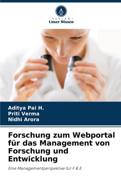 Forschung zum Webportal für das Management von Forschung und Entwicklung