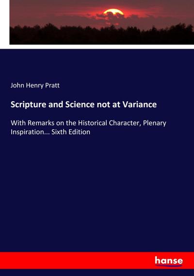 Scripture and Science not at Variance