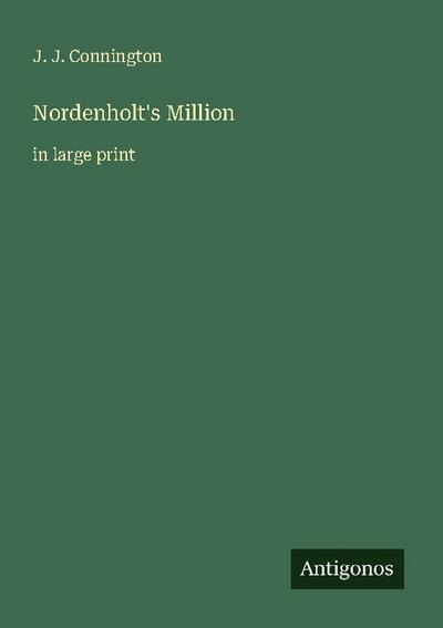 Nordenholt’s Million