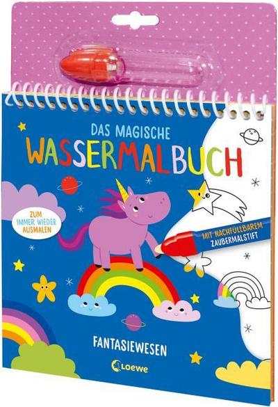 Das magische Wassermalbuch - Fantasiewesen