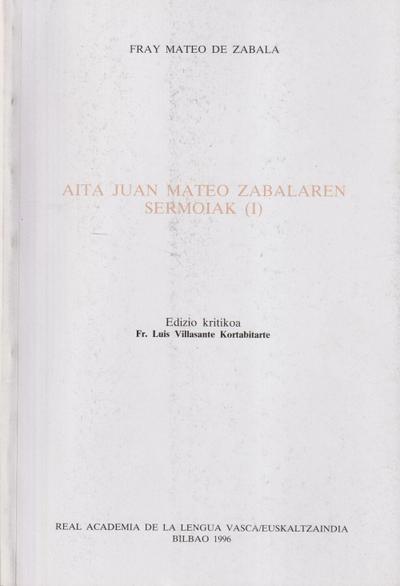 Juan Mateo Zabalaren sermoiak