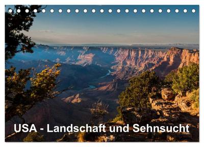 USA - Landschaft und Sehnsucht (Tischkalender 2026 DIN A5 quer), CALVENDO Monatskalender