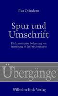 Spur und Umschrift
