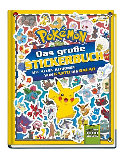 Pokémon: Das große Stickerbuch mit allen Regionen von Kanto bis Galar