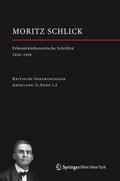 Moritz Schlick.Erkenntnistheoretische Schriften 19