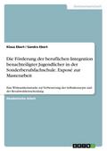Die Förderung der beruflichen Integration benachte