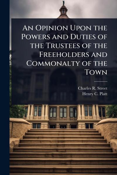 An Opinion Upon the Powers and Duties of the Trustees of the Freeholders and Commonalty of the Town