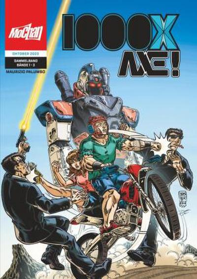 1000X AXE! Sammelband (Bände 1 - 3) (Stephen Baskerville-Cover)