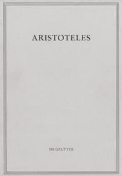 Aristoteles: Aristoteles Werke Analytica Priora Buch II