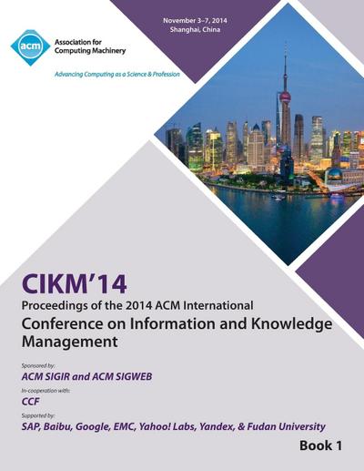 CIKM 14, ACM International Conference on Information and Knowledge Management   V1