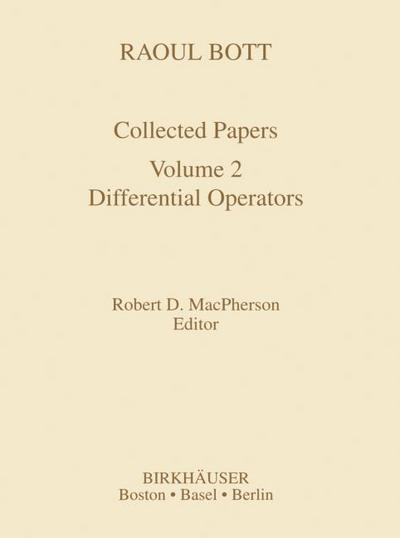 Raoul Bott: Collected Papers