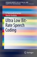 Ultra Low Bit-Rate Speech Coding