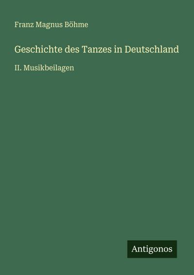 Geschichte des Tanzes in Deutschland
