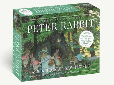 The Classic Tale of Peter Rabbit 200-Piece Jigsaw Puzzle and Book